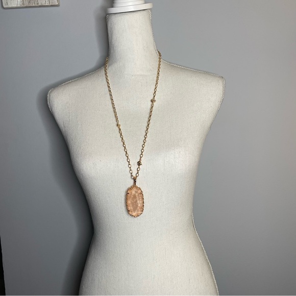 NWT Kendra Scott Macrame Reid Statement Pendant Necklace - Picture 12 of 12